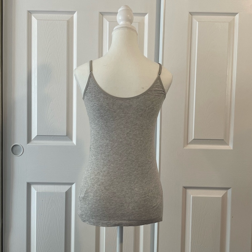 Time and Tru Gray Camisole Top